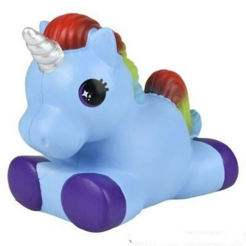 12" Jumbo Laying Squish Unicorn - Solid Colors